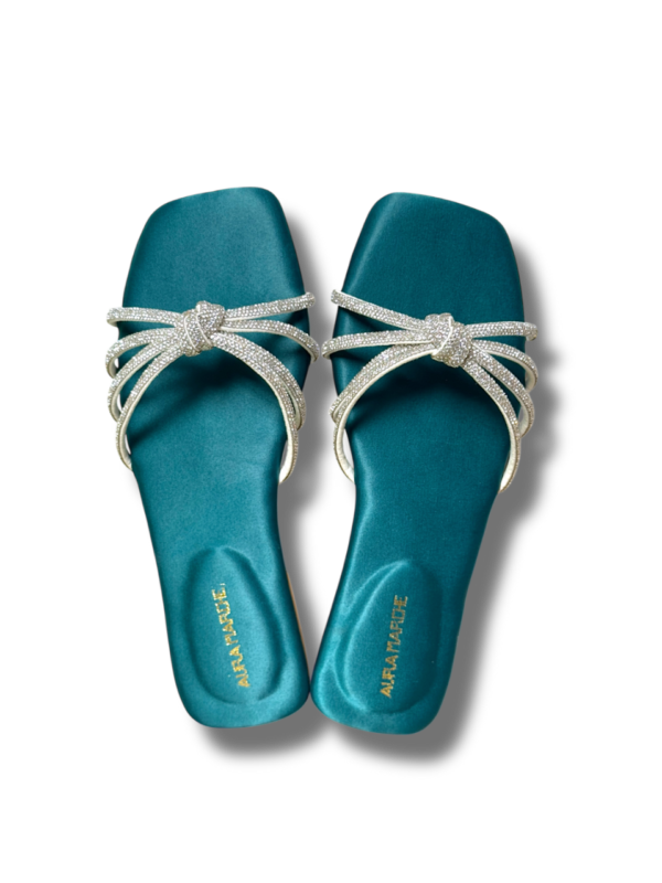 Jade by Aura Marche – elegant silk sandal with premium sole